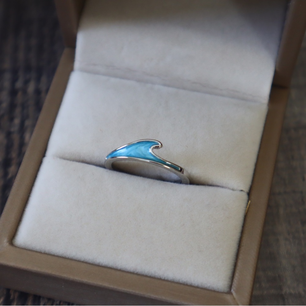 Size 6 Blue Wave Ring